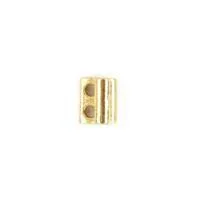 Gold 9mm 2-hole Bead Bar