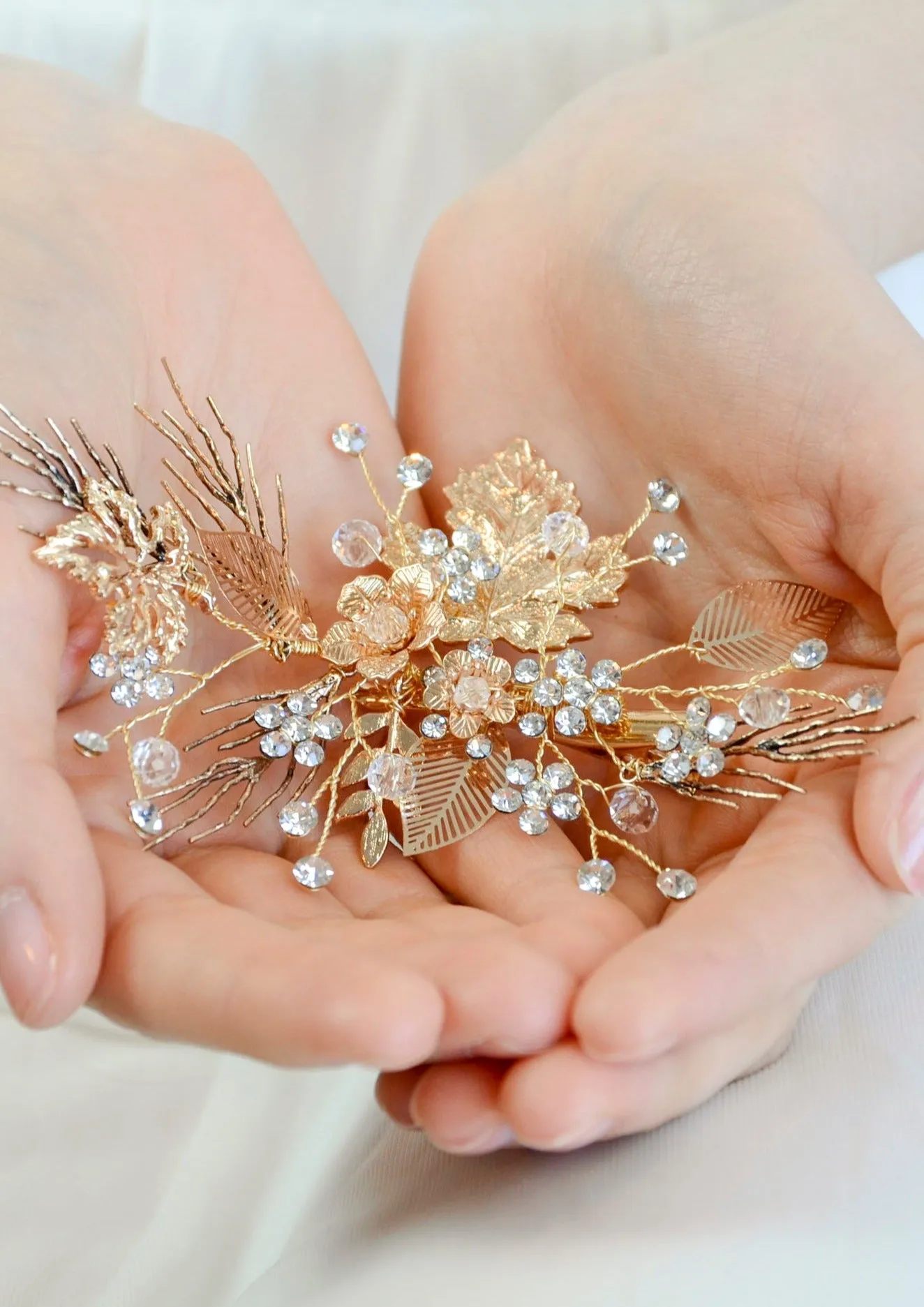 Gold Bridal Hair Pin