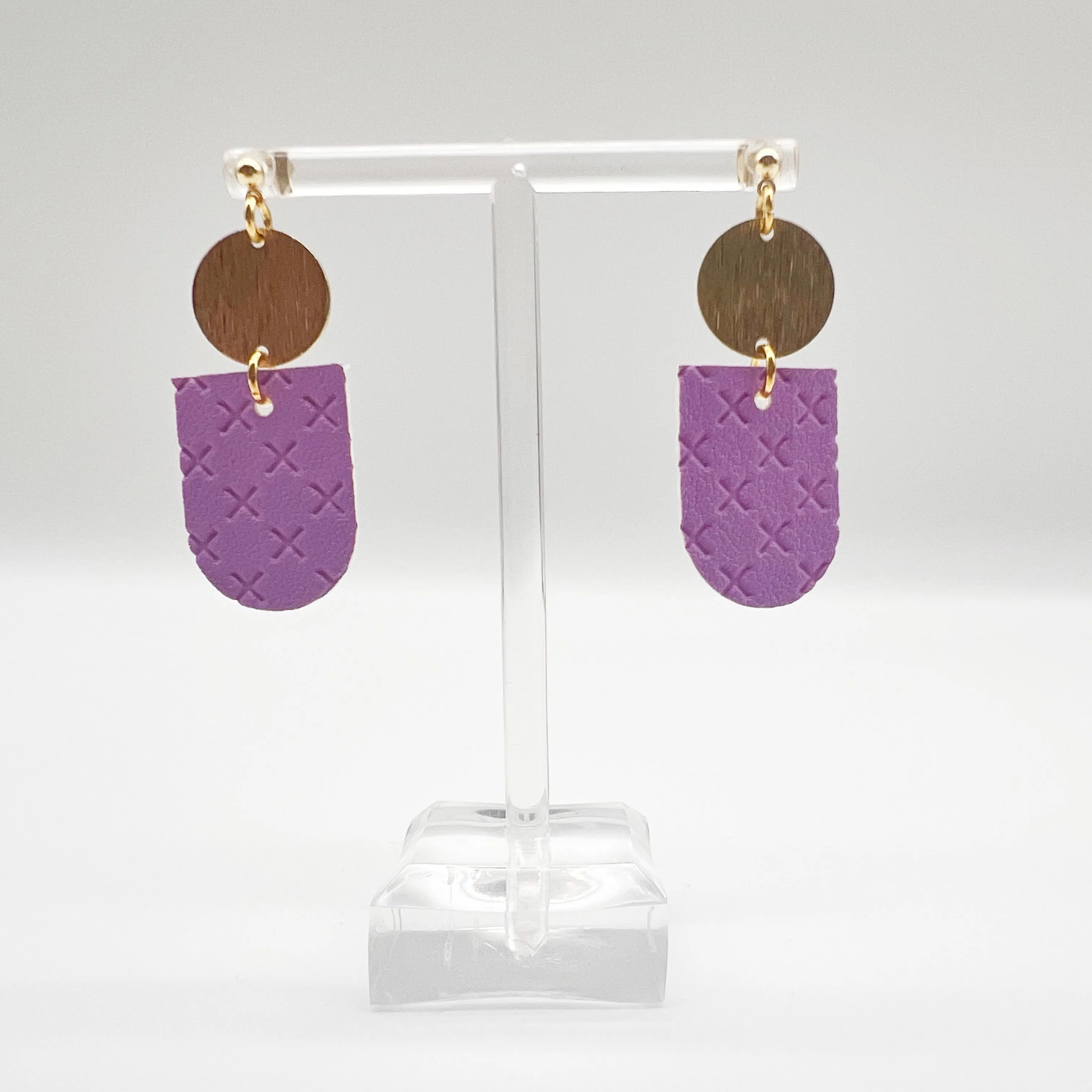 Hadley Mini Leather Earrings