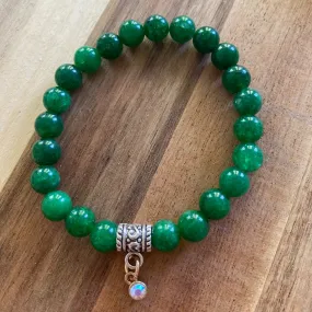 Heart Chakra Love & Compassion Emerald Quartz Bracelet