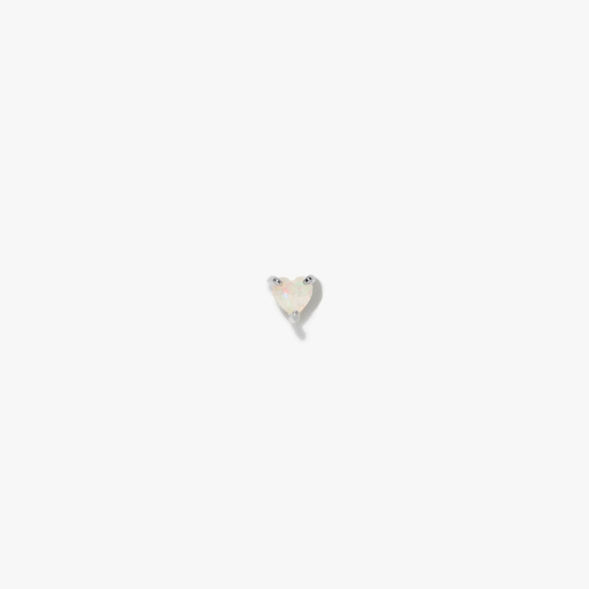 Heart Opal Stud (Single)