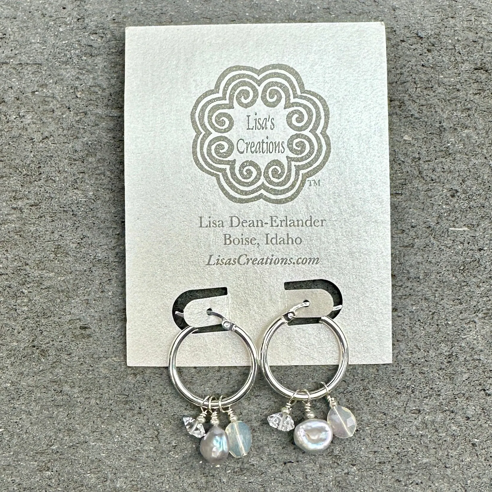 Interchange Hoop Earrings