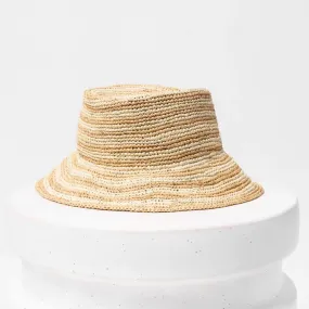 Isadora Hat (Natural Stripe)