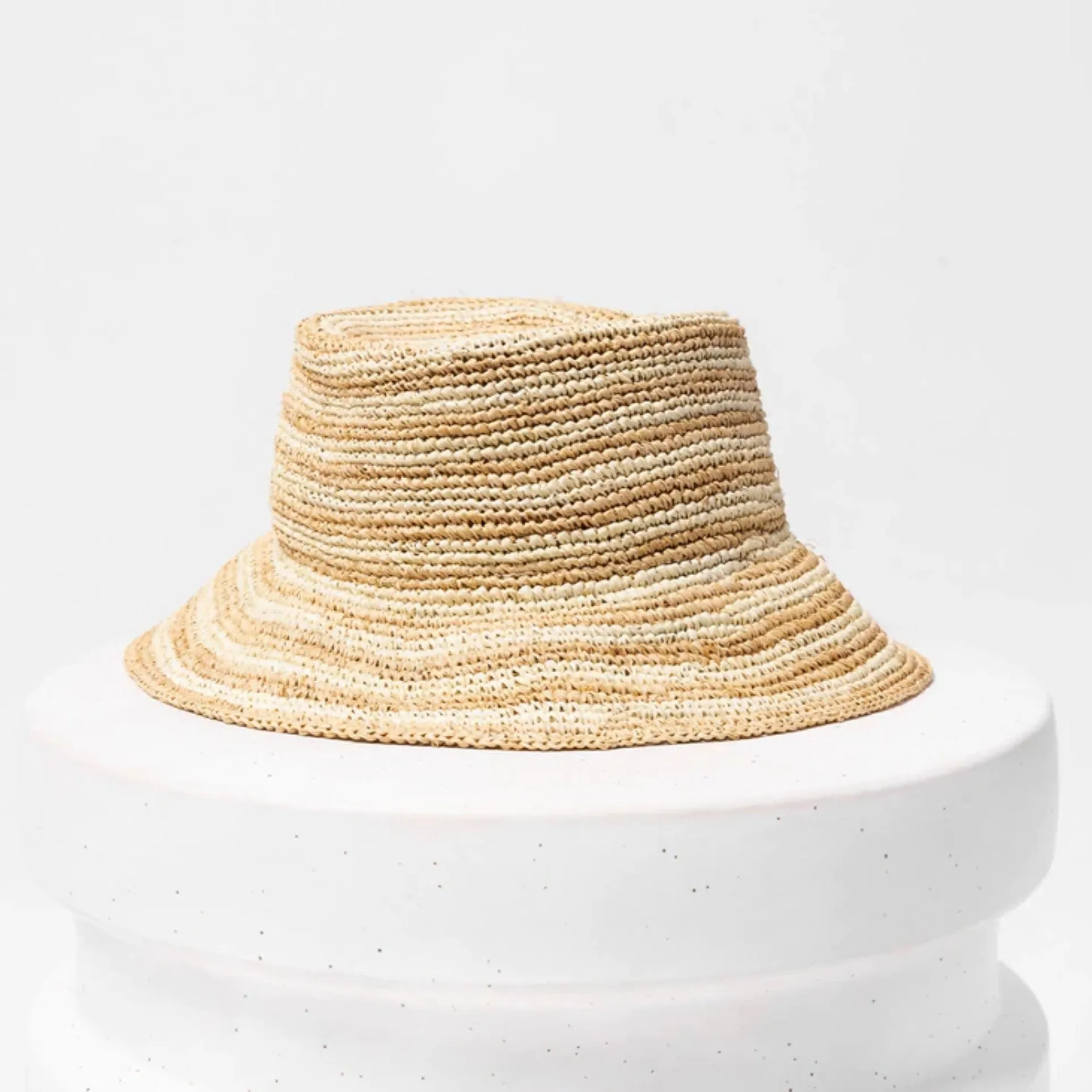 Isadora Hat (Natural Stripe)