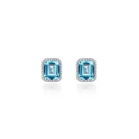 Lafonn March Birthstone Solitaire Stud Earrings BE008AQP00