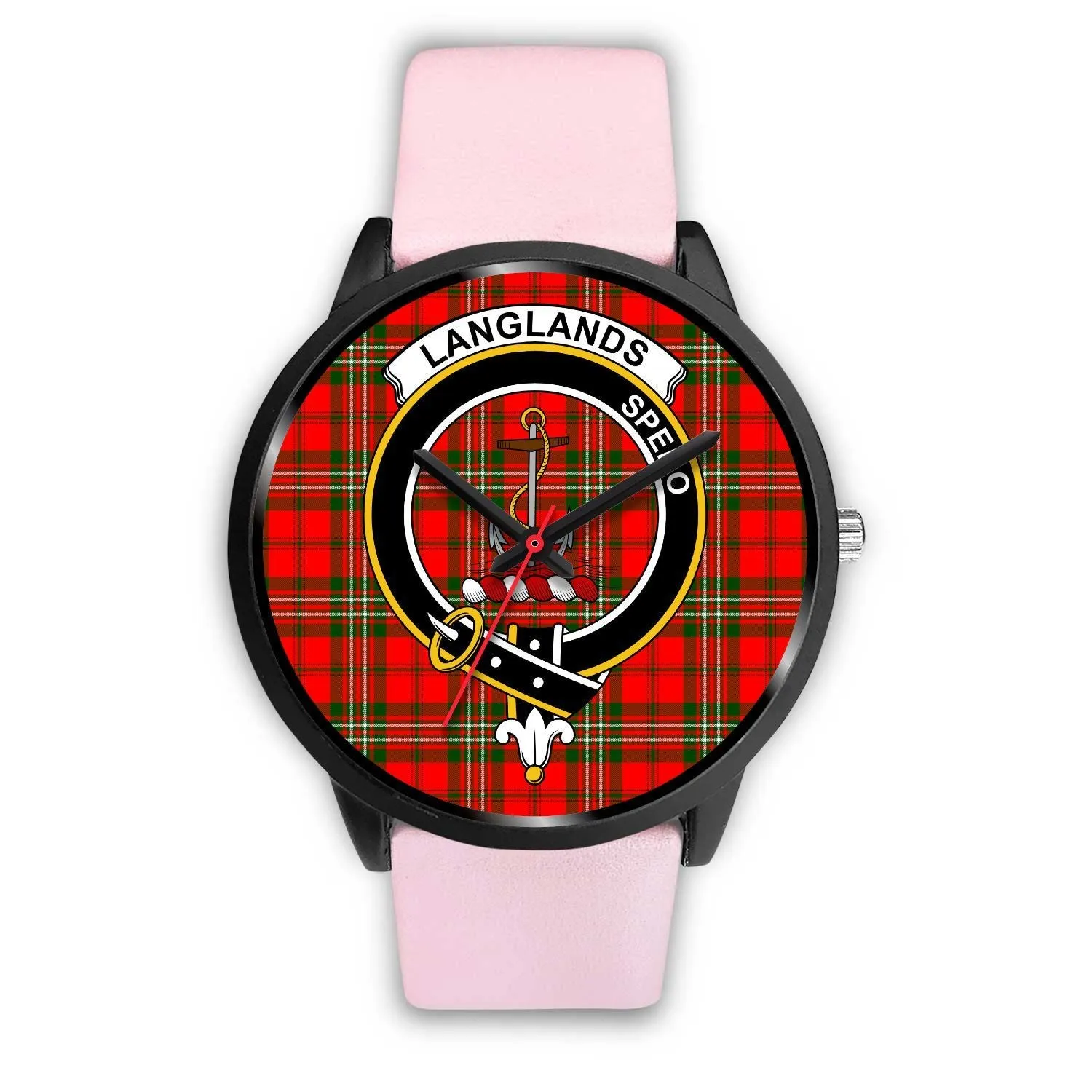 Langlands Clan Badge Tartan Black Watch