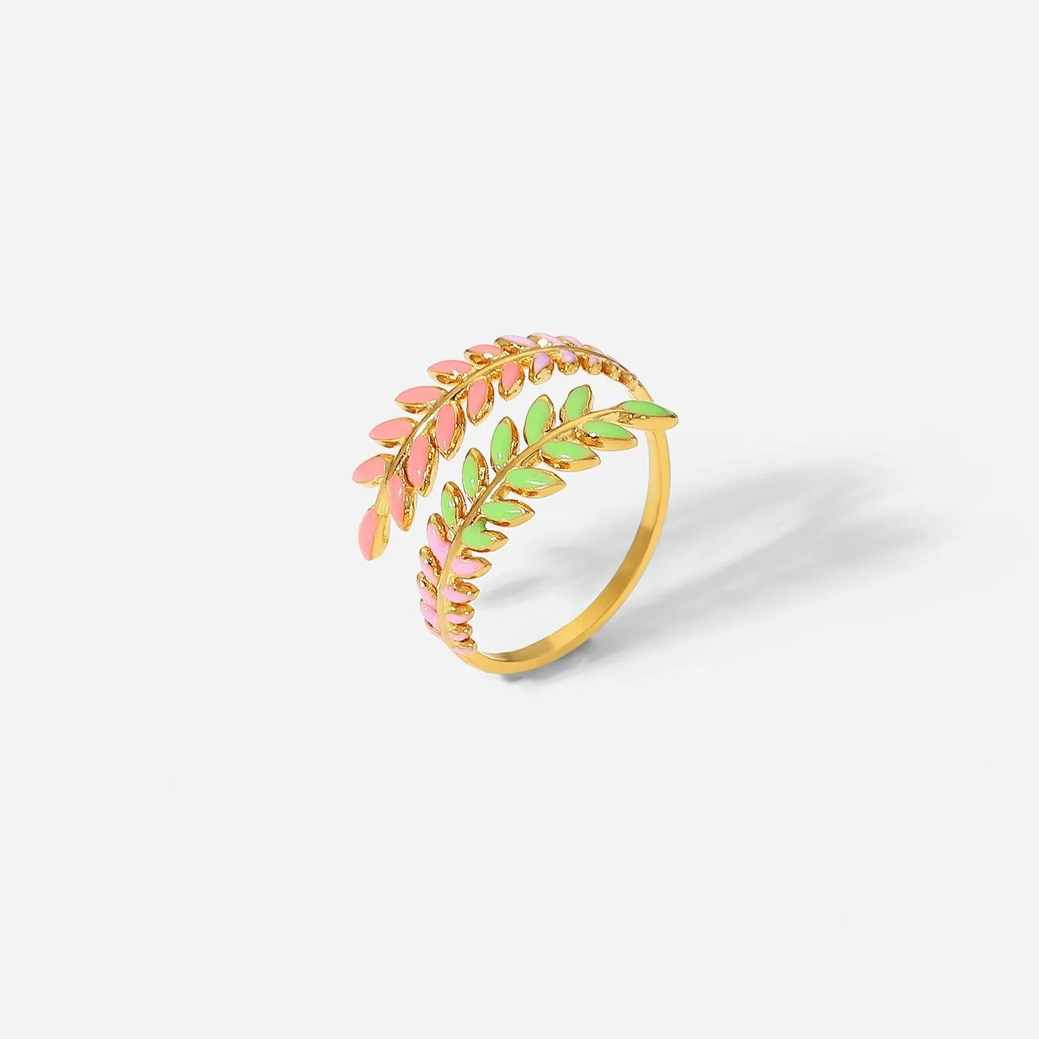 Lasha Leafy Resizable Ring