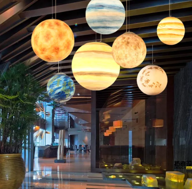 LED Modern Planet Design Pendant Light