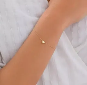 LITTLE HEART BRACELET (GOLD)