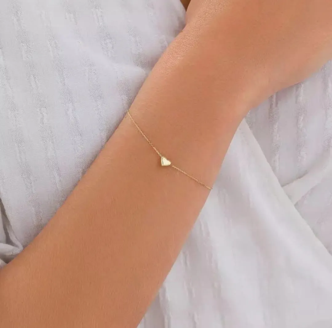 LITTLE HEART BRACELET (GOLD)