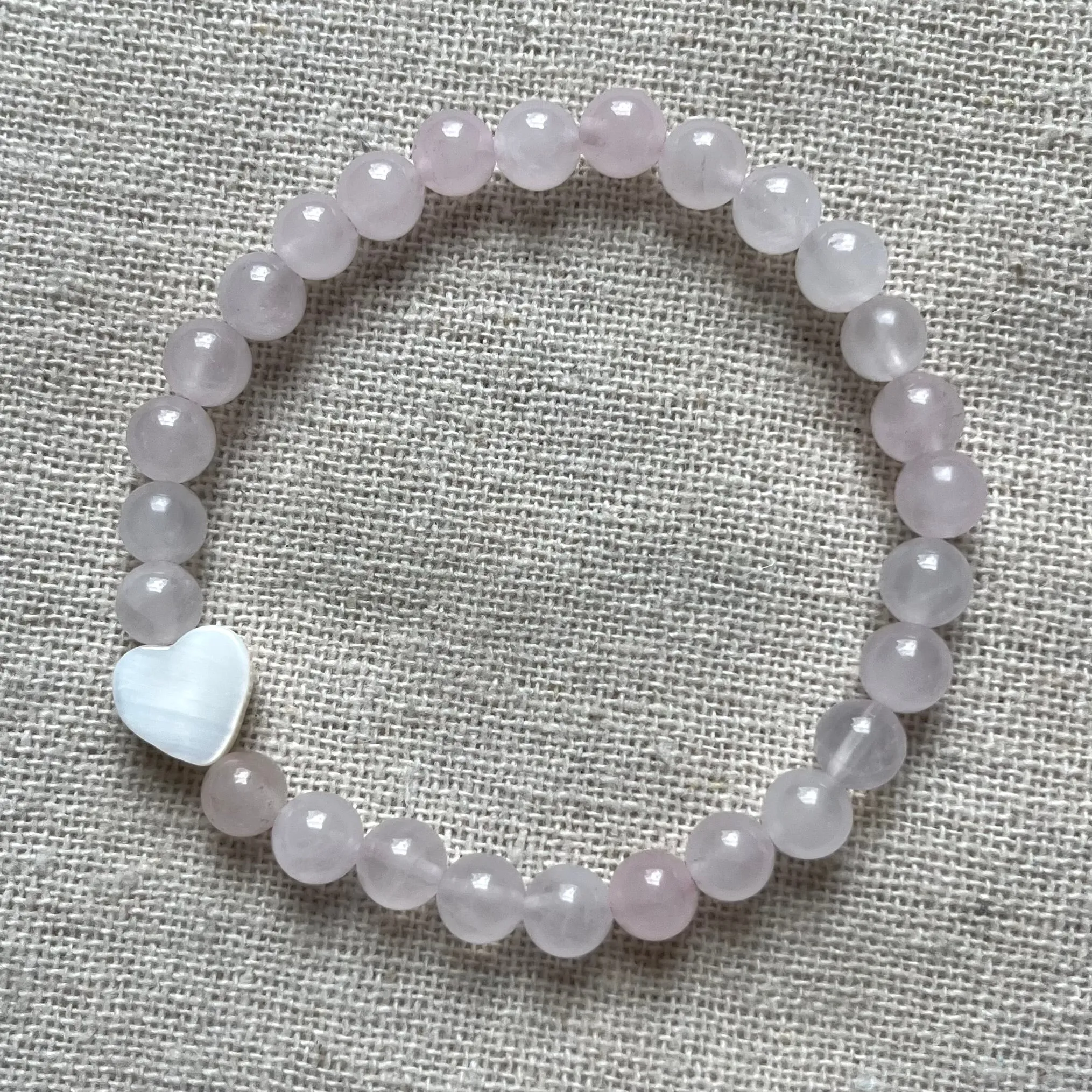 Love Yourself Bracelet - Rose Quartz