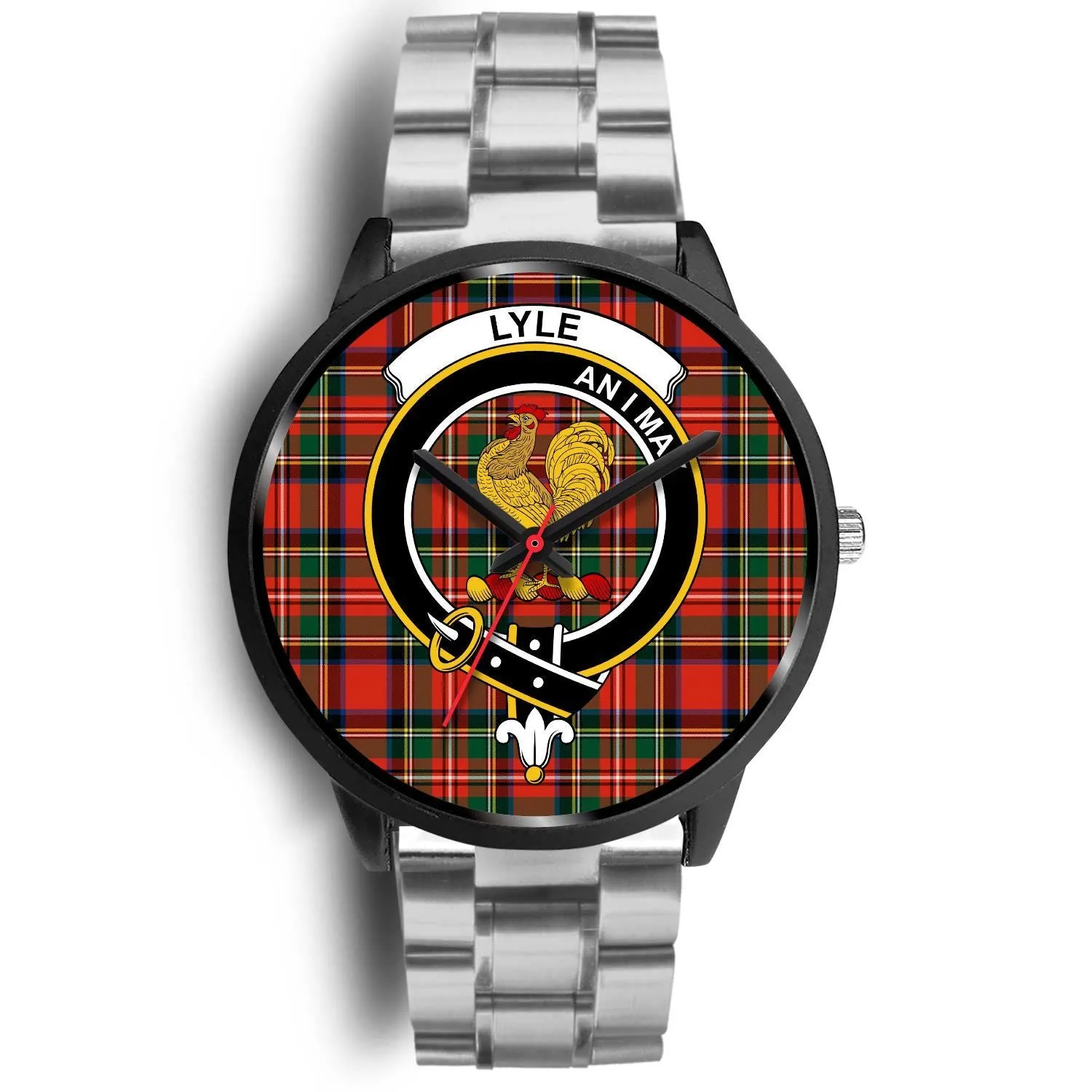 Lyle Clan Badge Tartan Black Watch