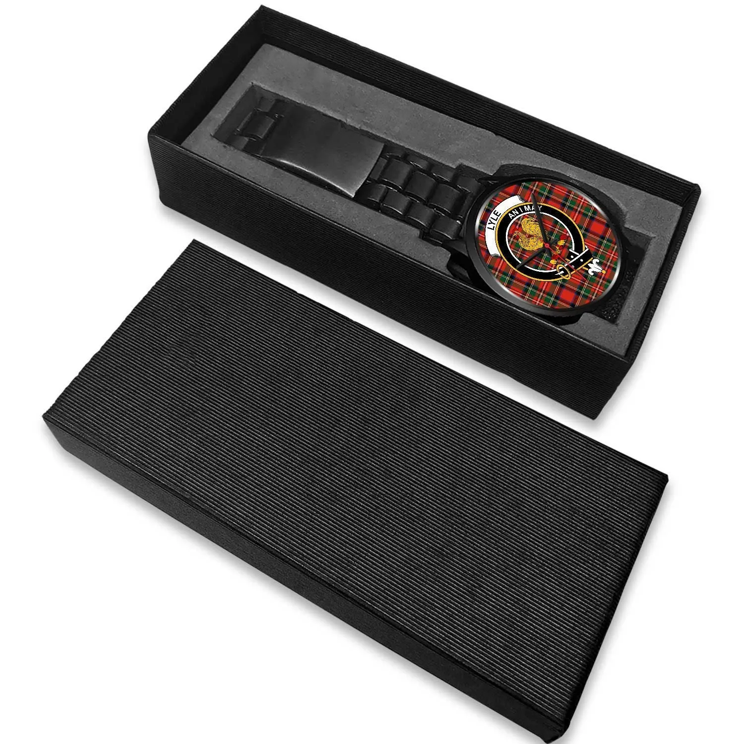 Lyle Clan Badge Tartan Black Watch