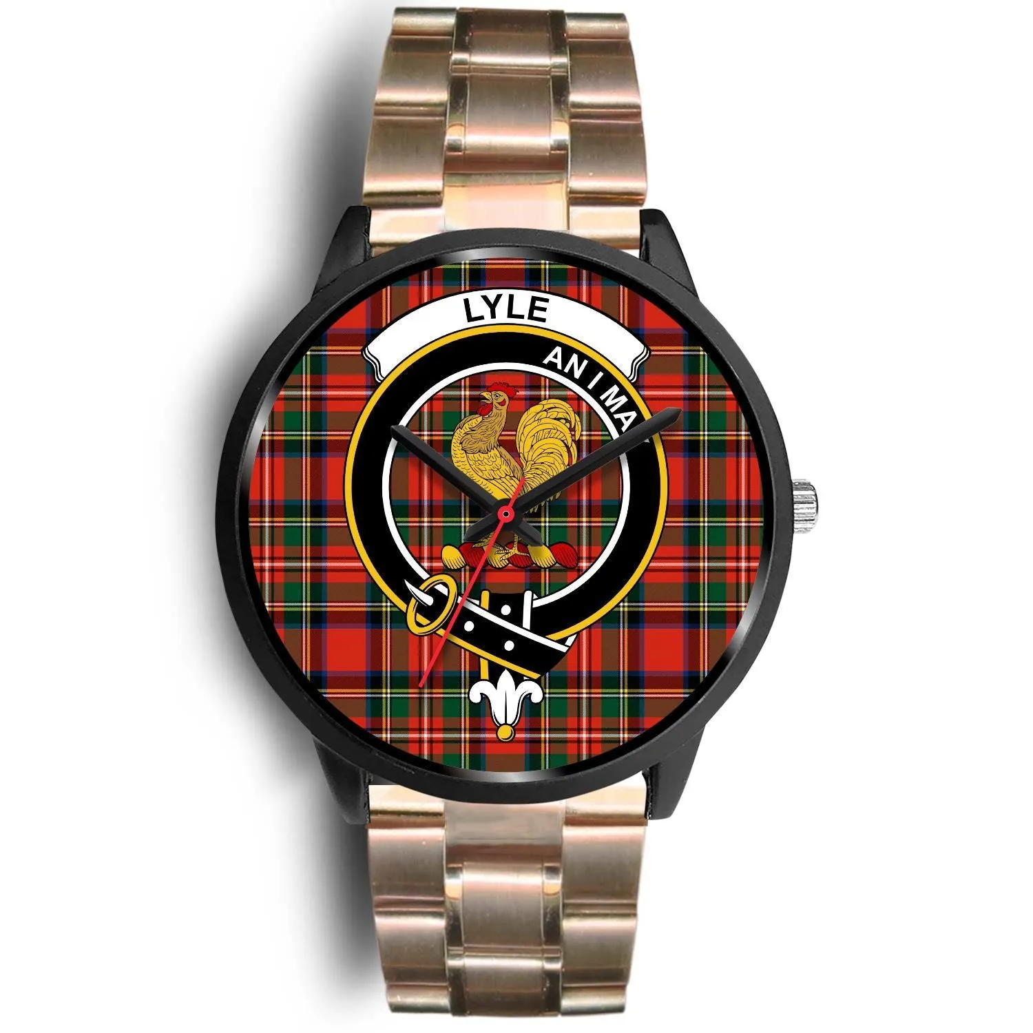 Lyle Clan Badge Tartan Black Watch