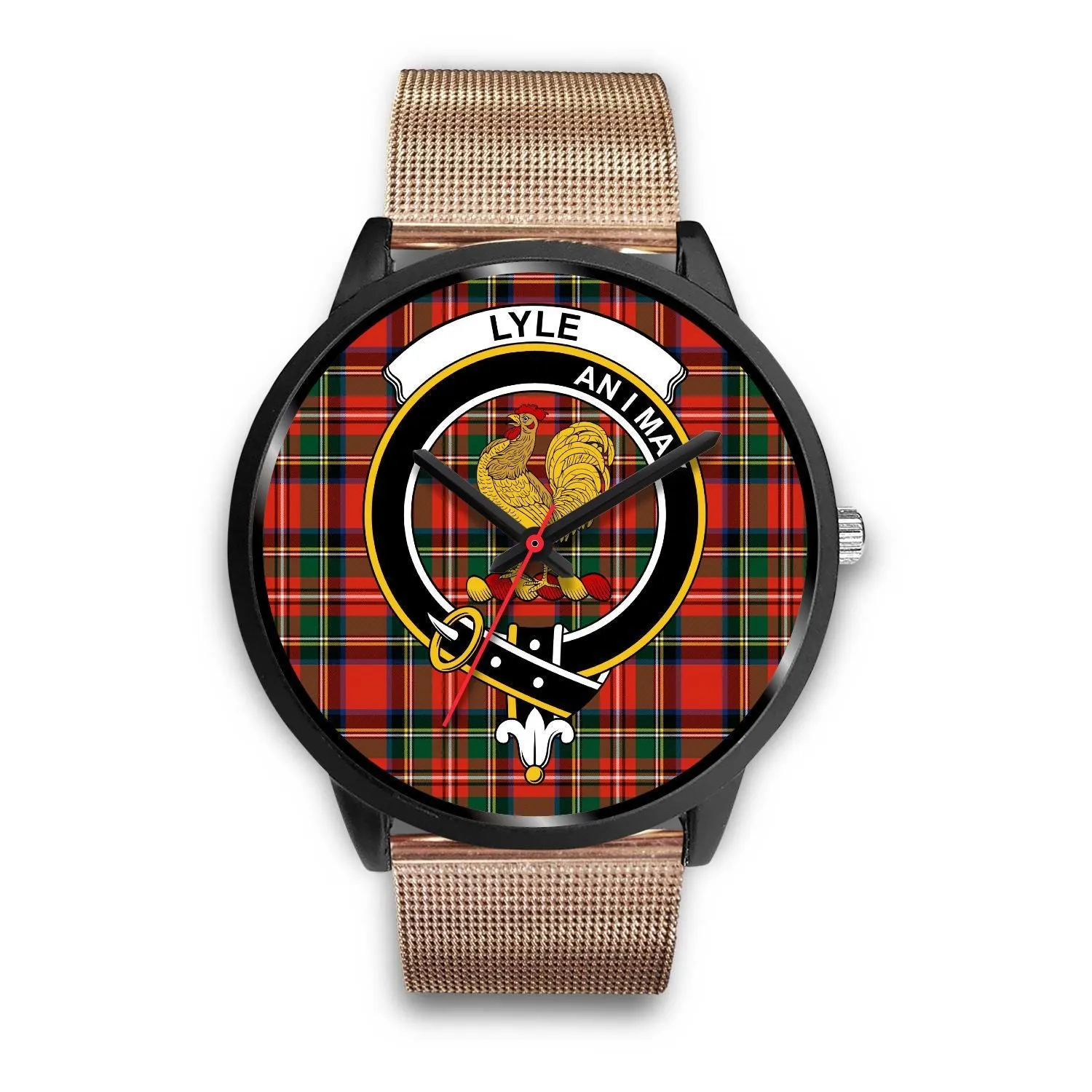 Lyle Clan Badge Tartan Black Watch