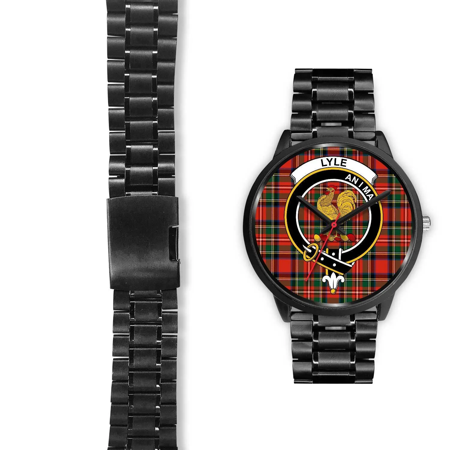 Lyle Clan Badge Tartan Black Watch