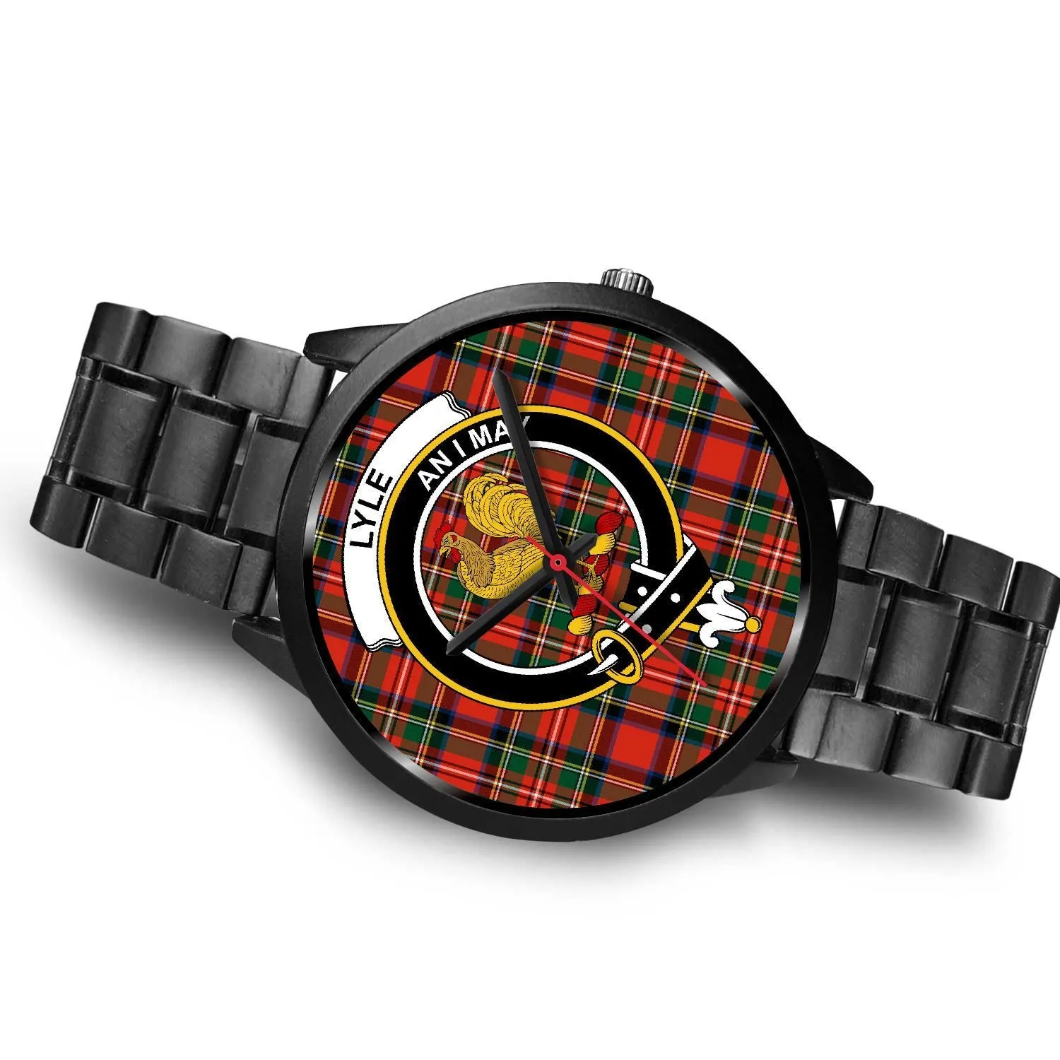 Lyle Clan Badge Tartan Black Watch