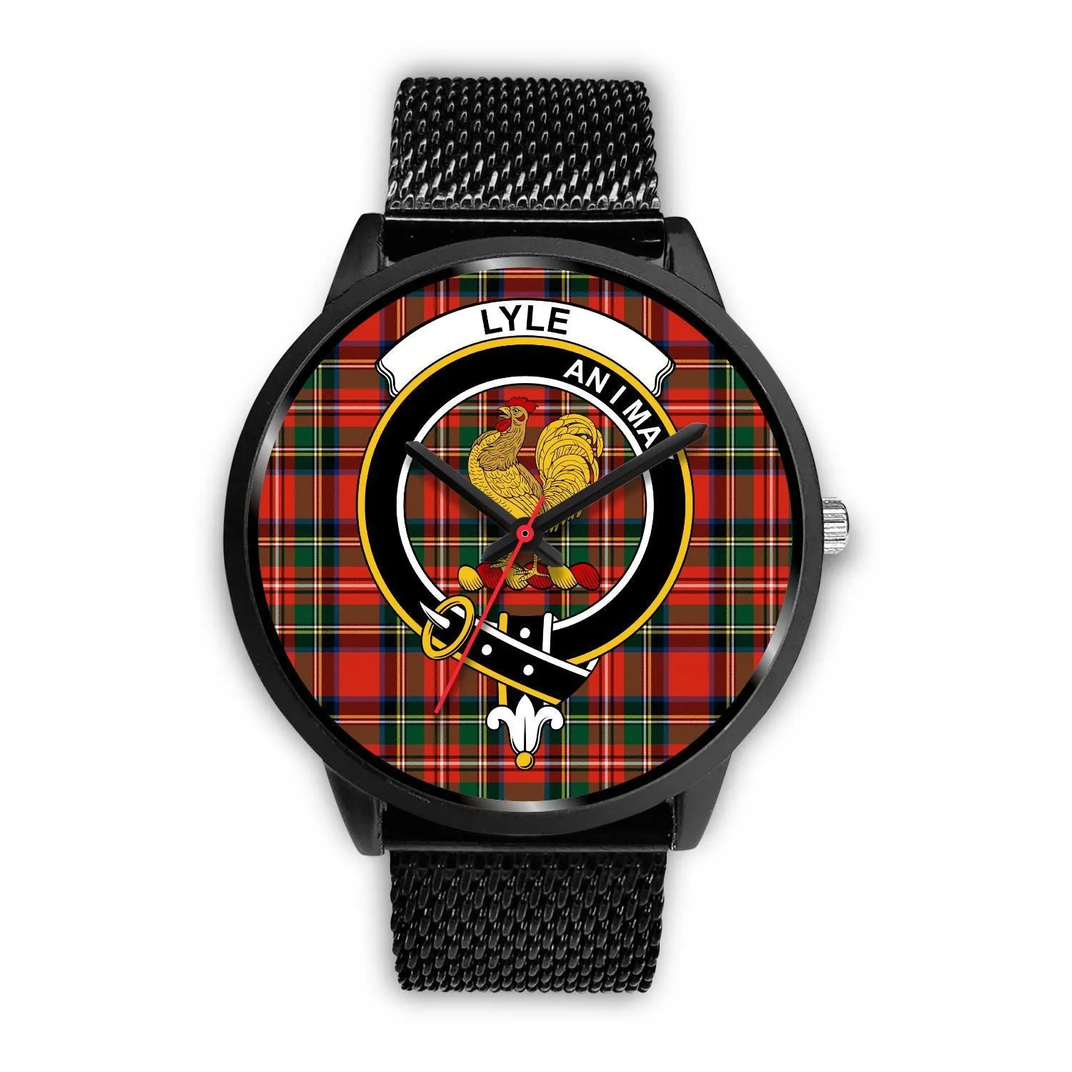 Lyle Clan Badge Tartan Black Watch