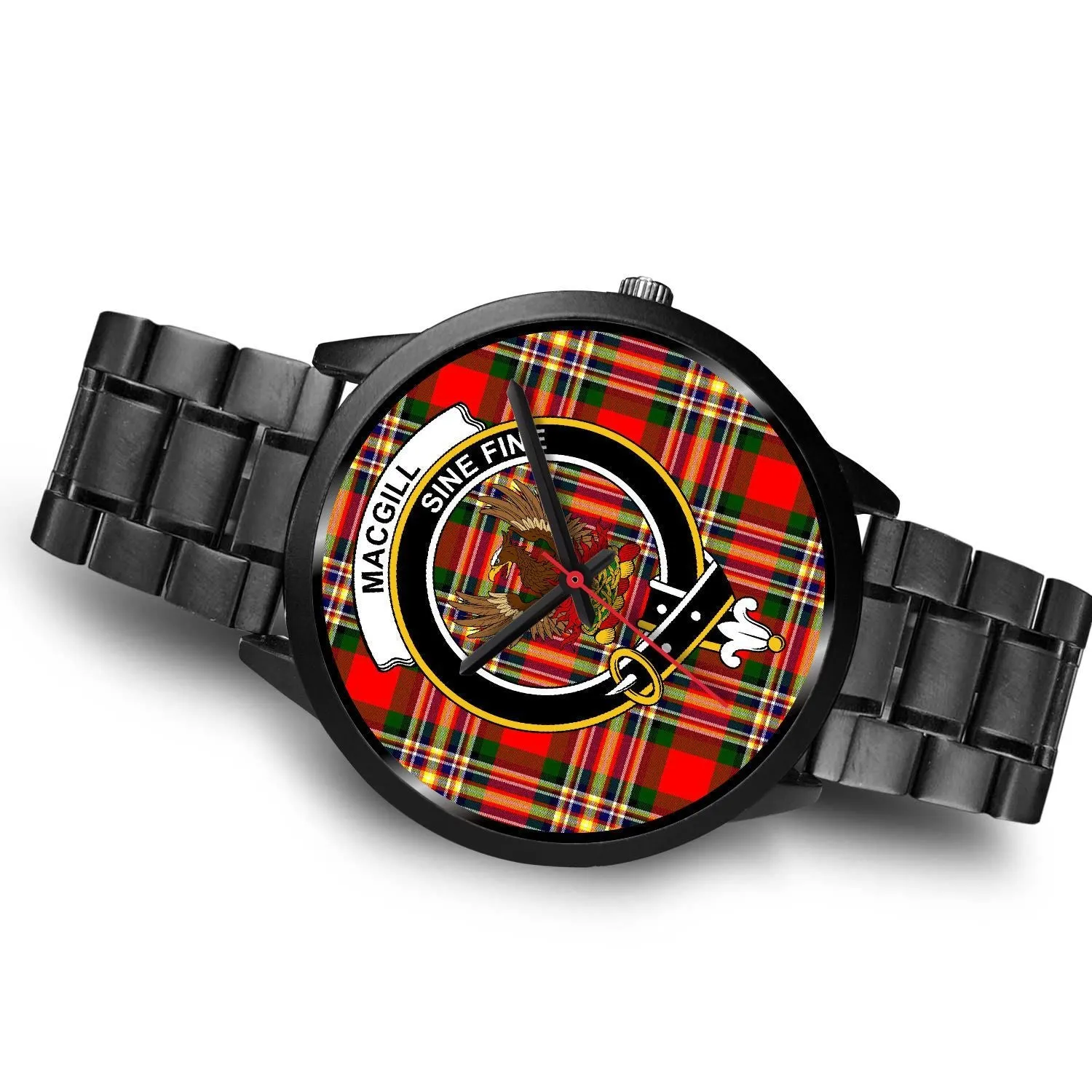 MacGill Modern Clan Badge Tartan Black Watch