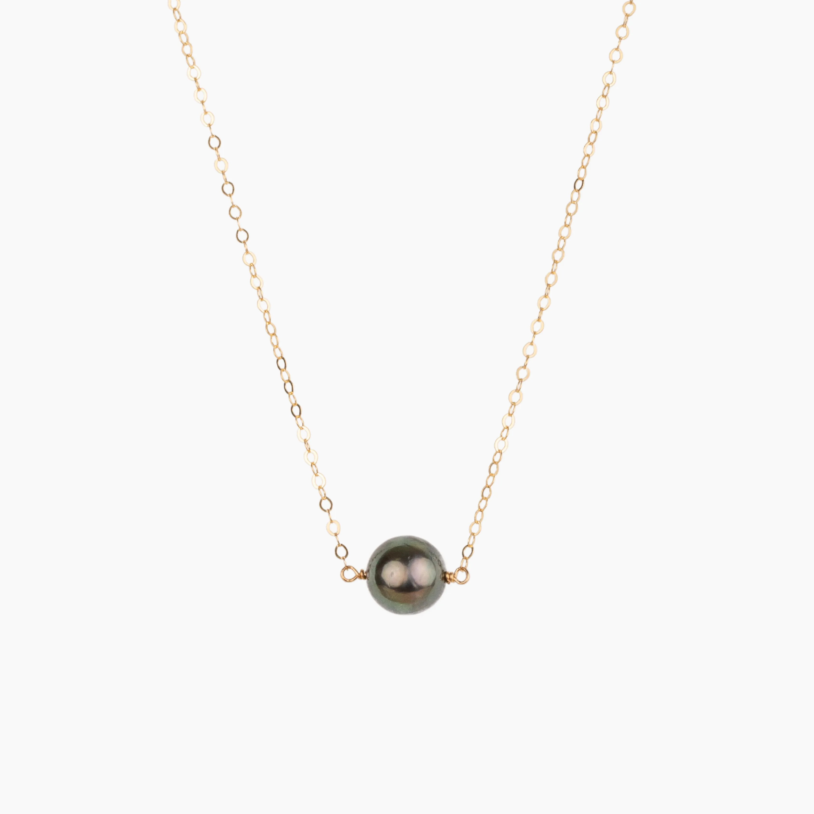 Mama Tahitian Pearl Bar Necklace