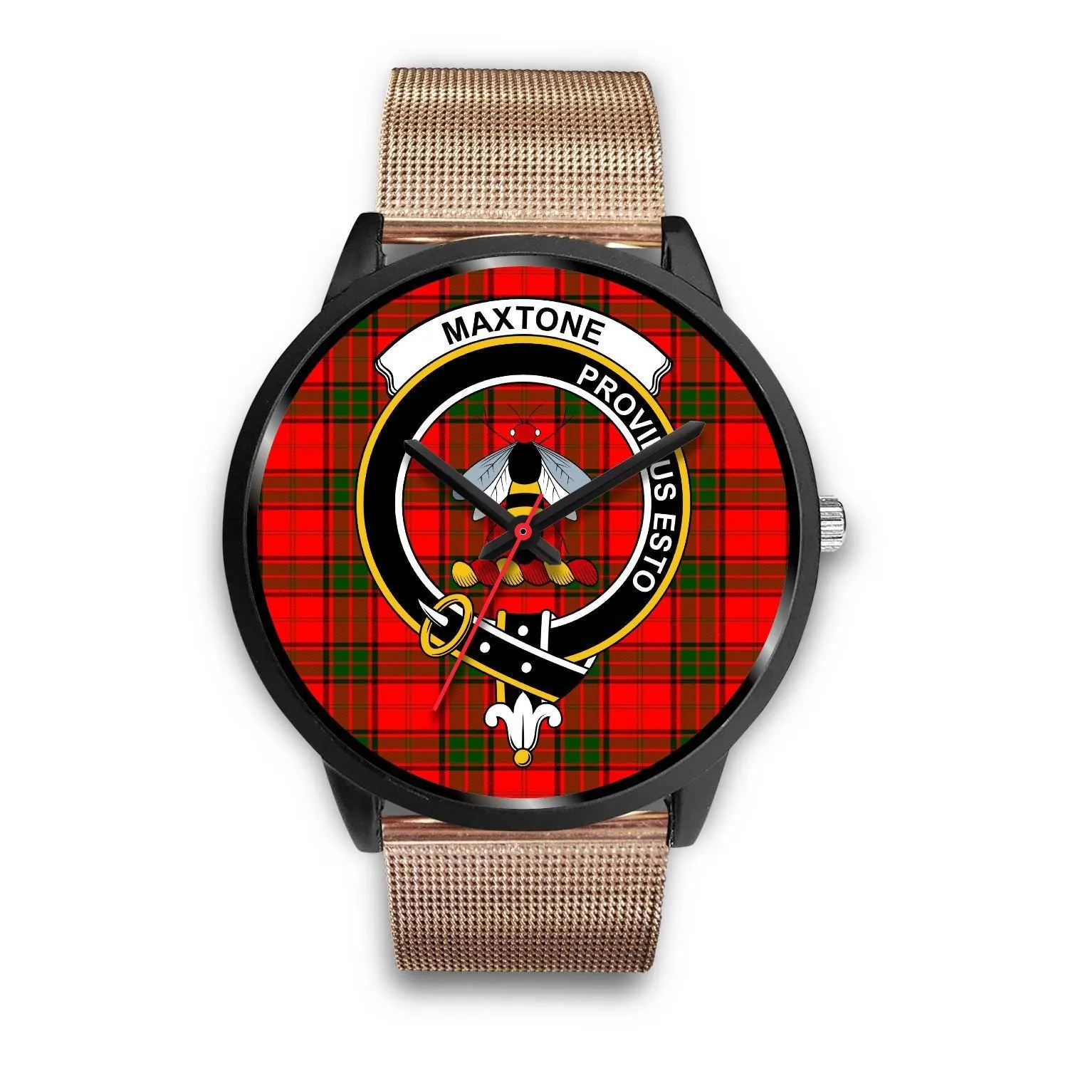 Maxtone Clan Badge Tartan Black Watch