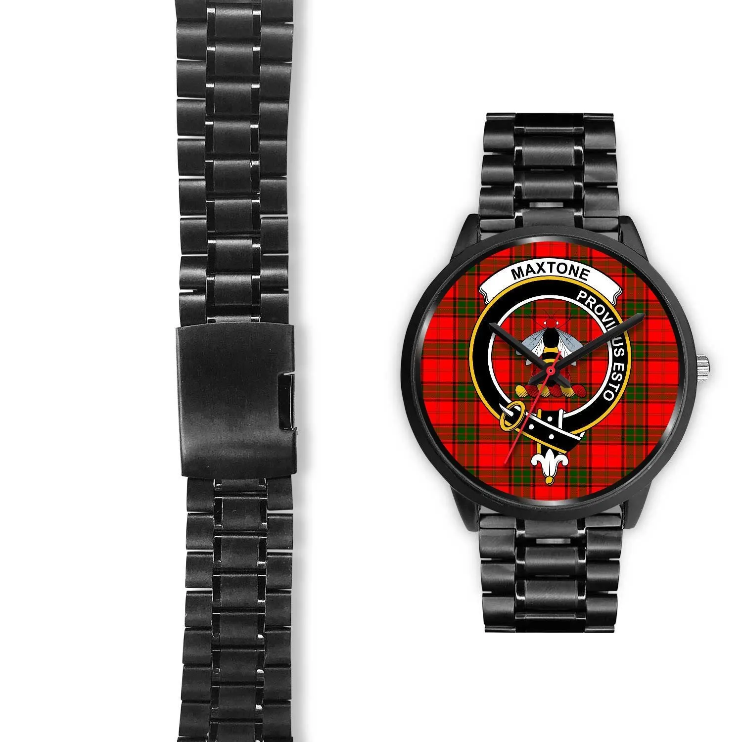 Maxtone Clan Badge Tartan Black Watch