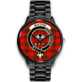 Maxtone Clan Badge Tartan Black Watch