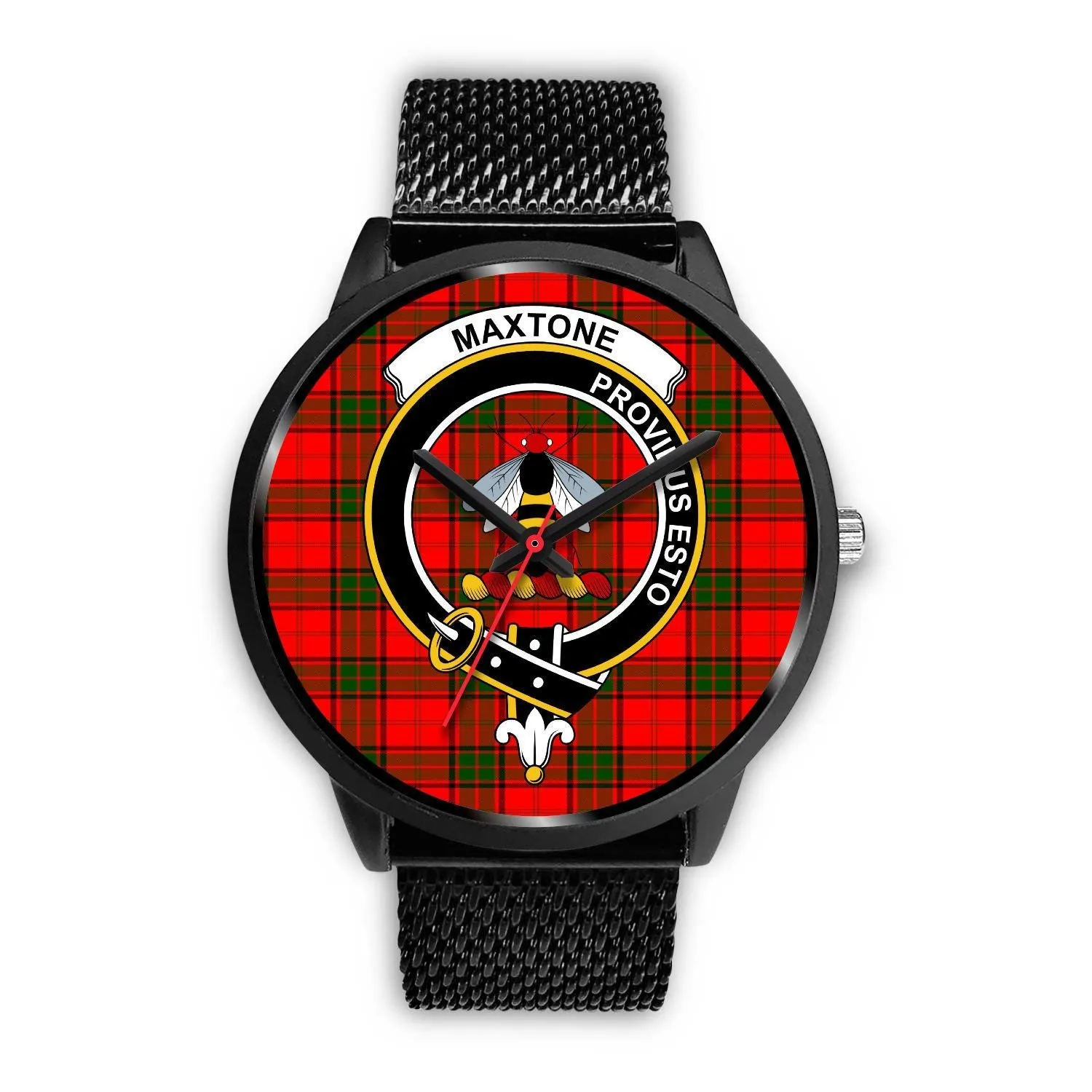 Maxtone Clan Badge Tartan Black Watch