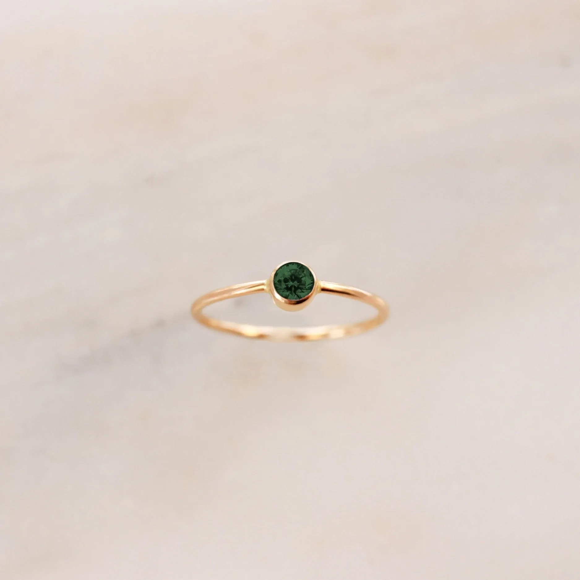 May Birthstone Ring ∙ Emerald