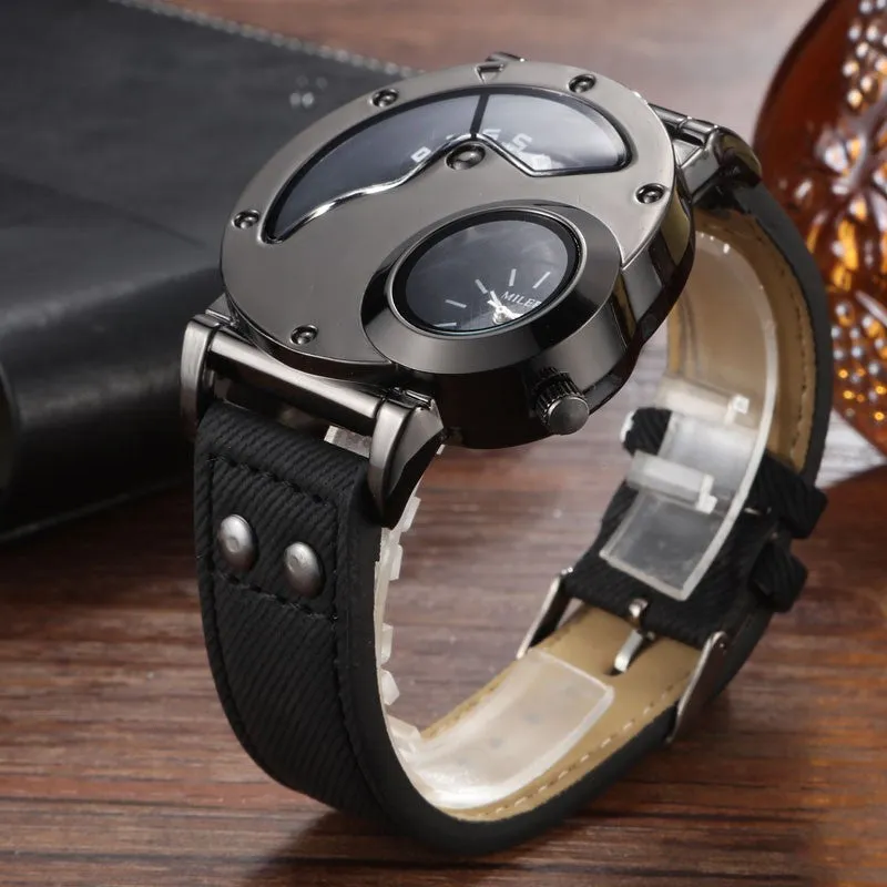 Men's Denim or Leather Watch