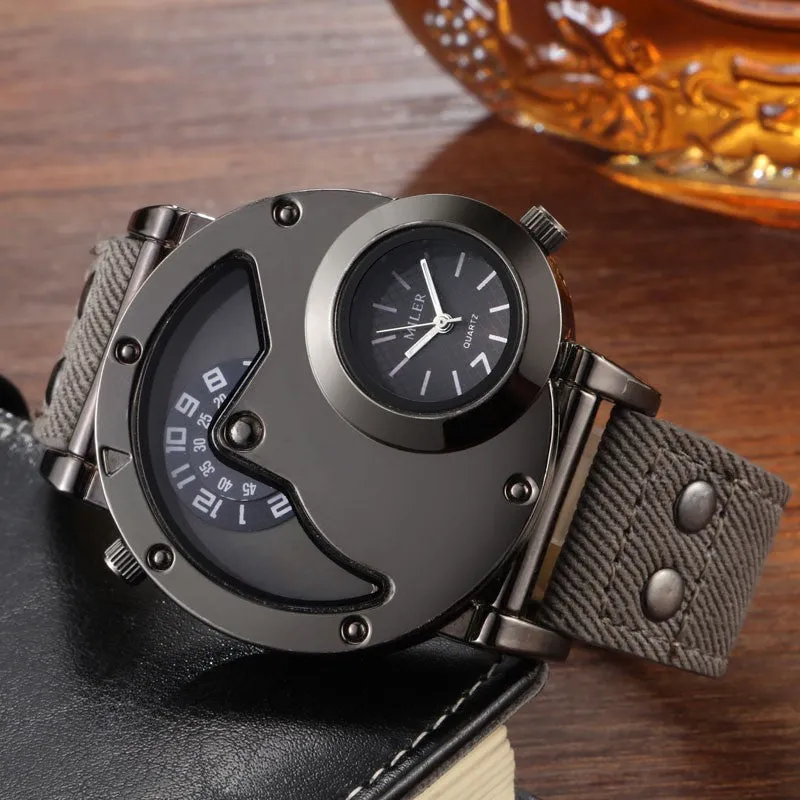 Men's Denim or Leather Watch