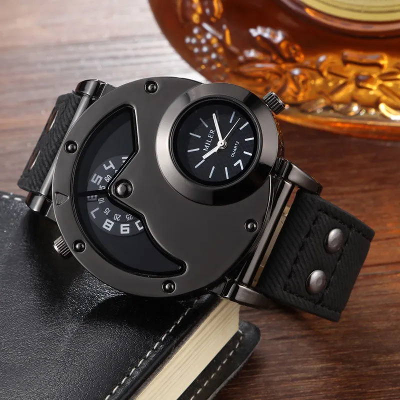 Men's Denim or Leather Watch