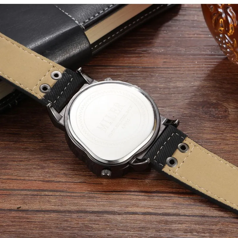 Men's Denim or Leather Watch