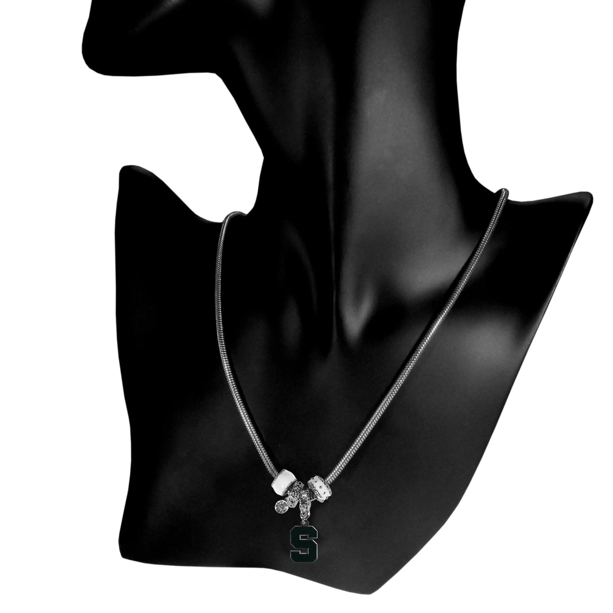 Michigan St. Spartans Euro Bead Necklace