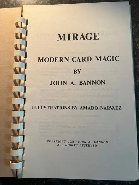 Mirage, Modern Card Magic- John A. Bannon