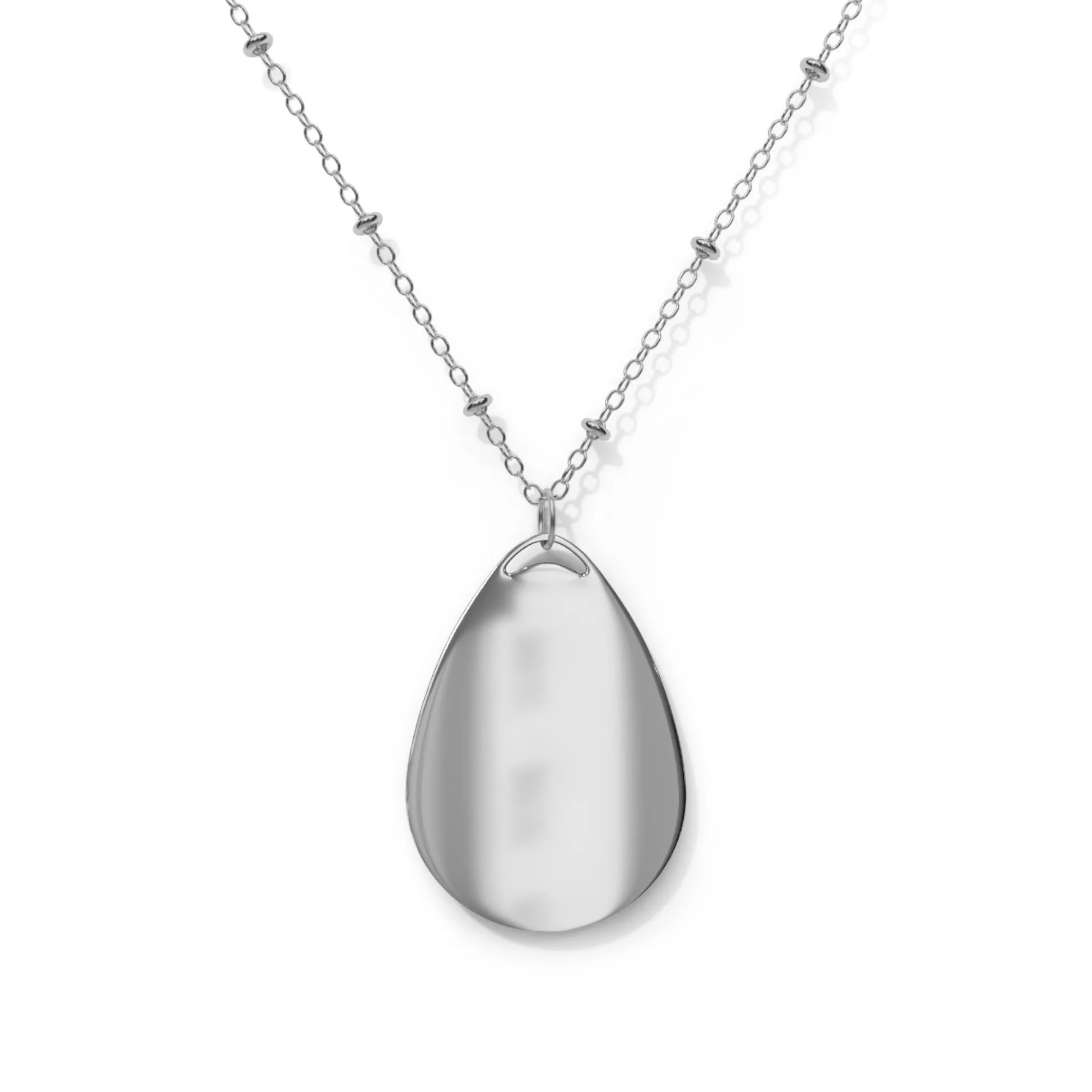 Mona Buds Oval Necklace