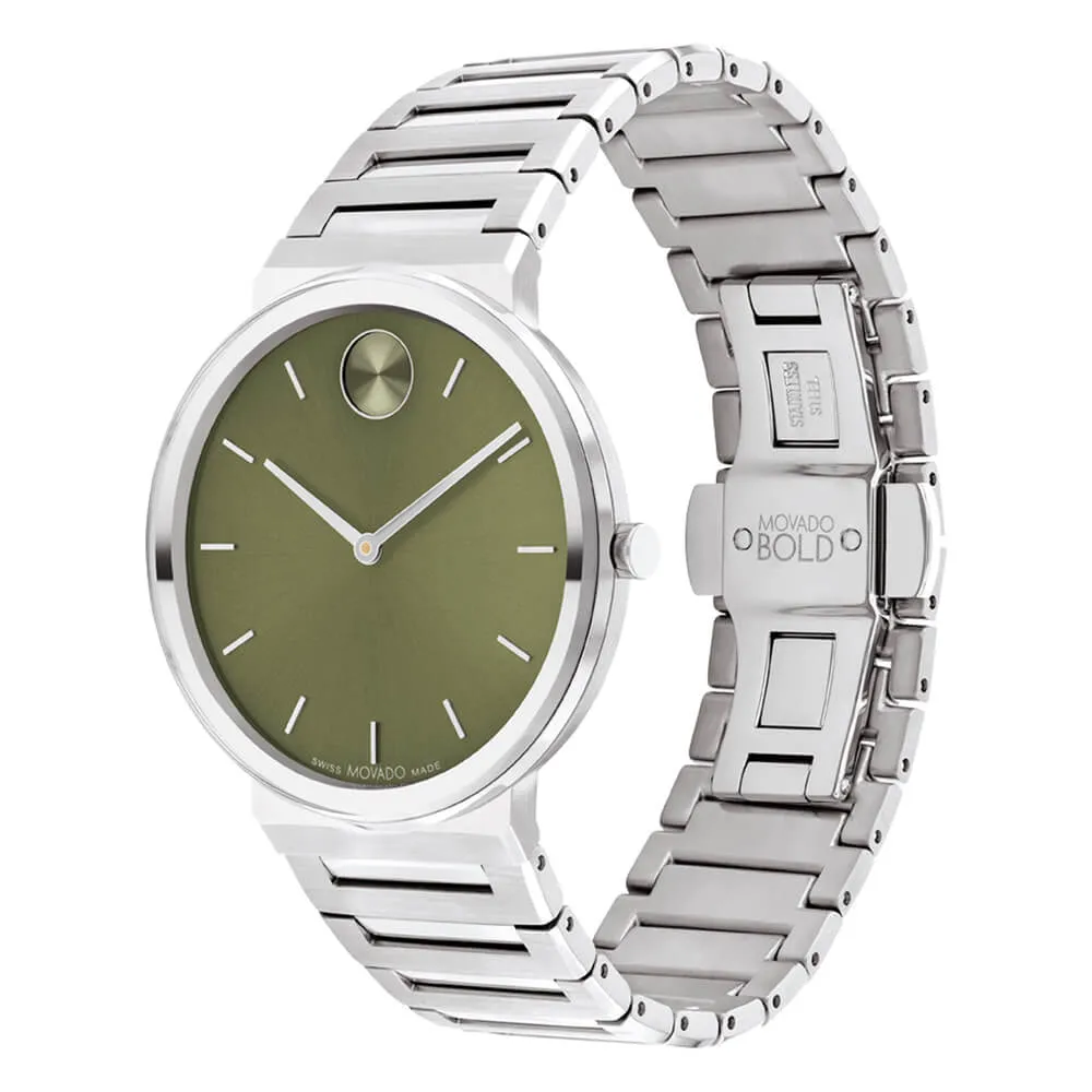 Movado BOLD Horizon Green Dial Unisex Watch 3601074