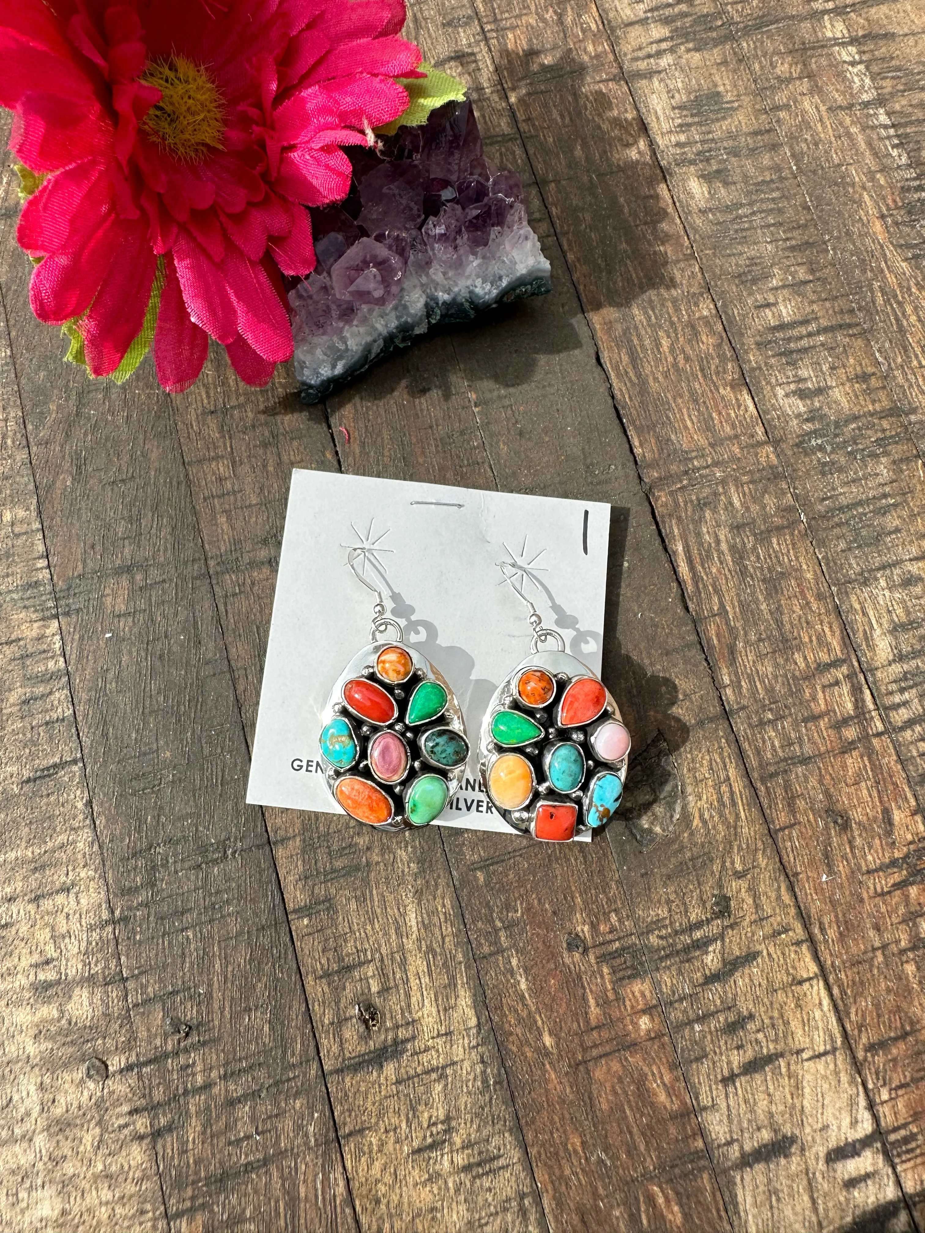 Multi Color Earrings #1