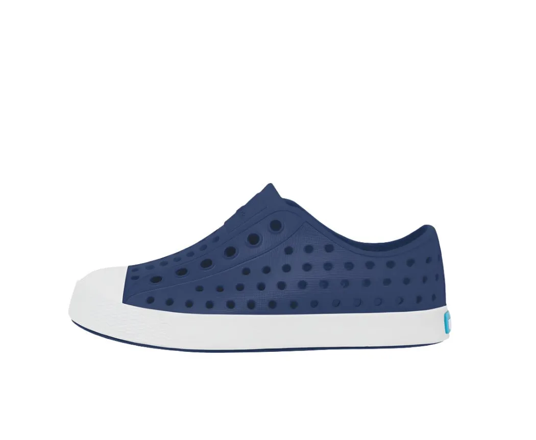 NATIVE Jefferson Child Shoes Regatta Blue/Shell White