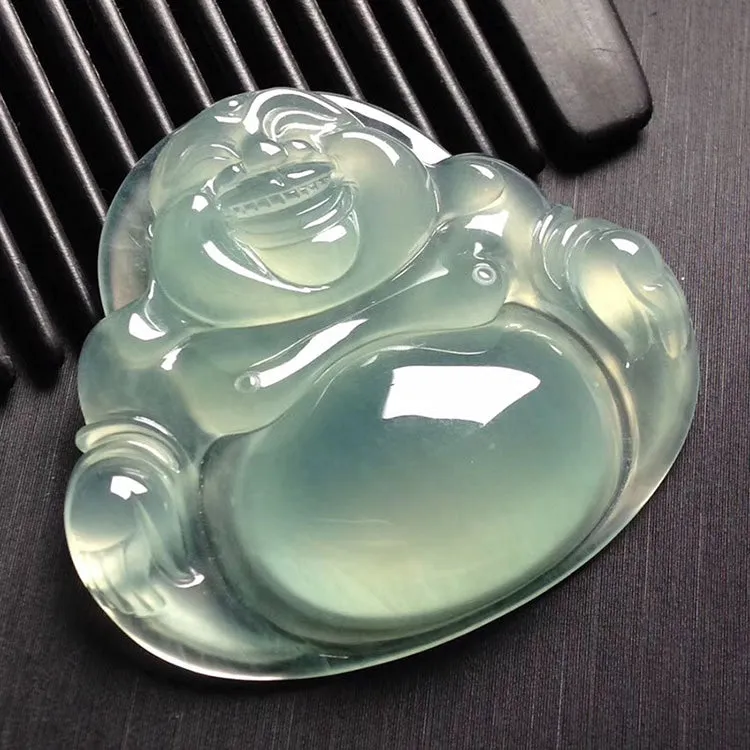 Natural Jade Pendant Jadeite Buddha Pendant PT414