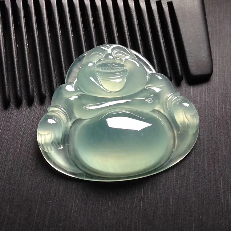 Natural Jade Pendant Jadeite Buddha Pendant PT414