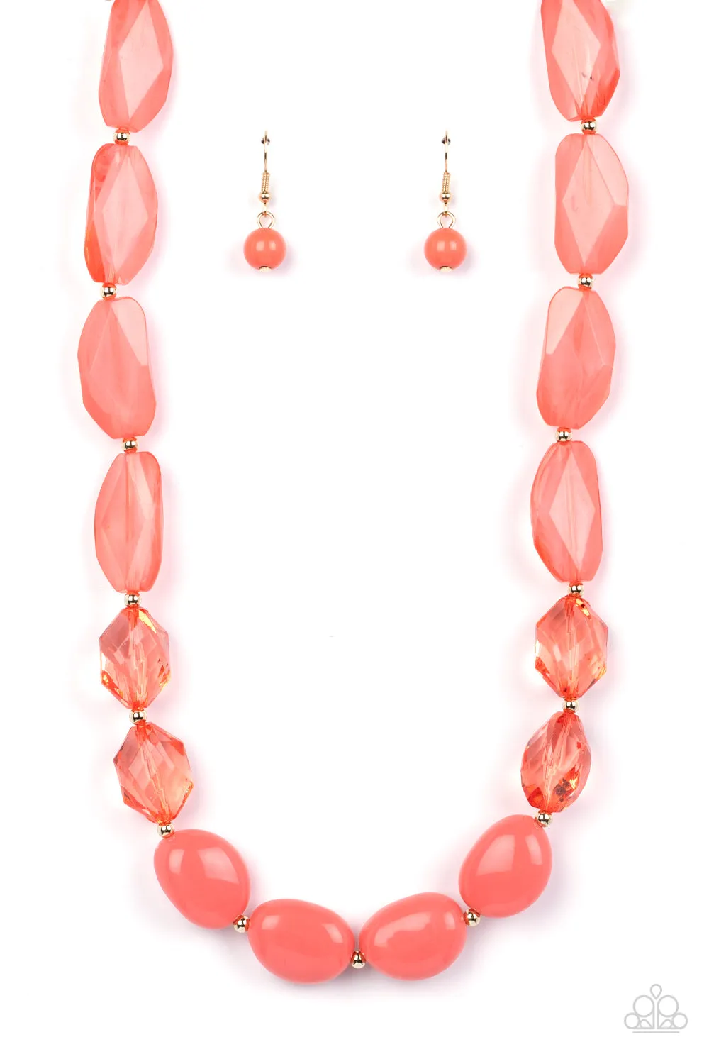 Necklace Private Paradise - Orange N2246