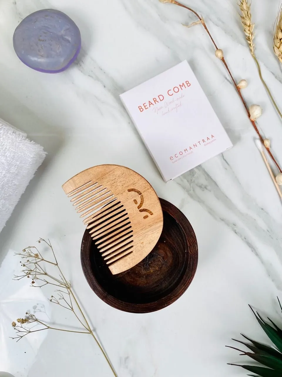 Neem Wood Beard Comb