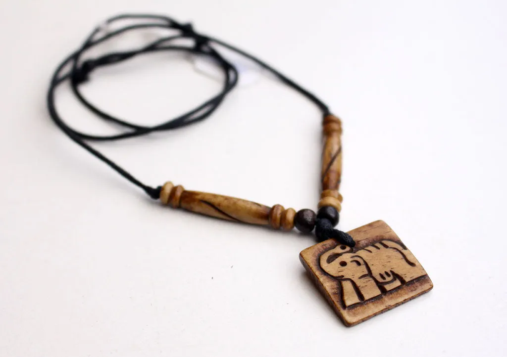 Nepalese Elephant Bone Necklace