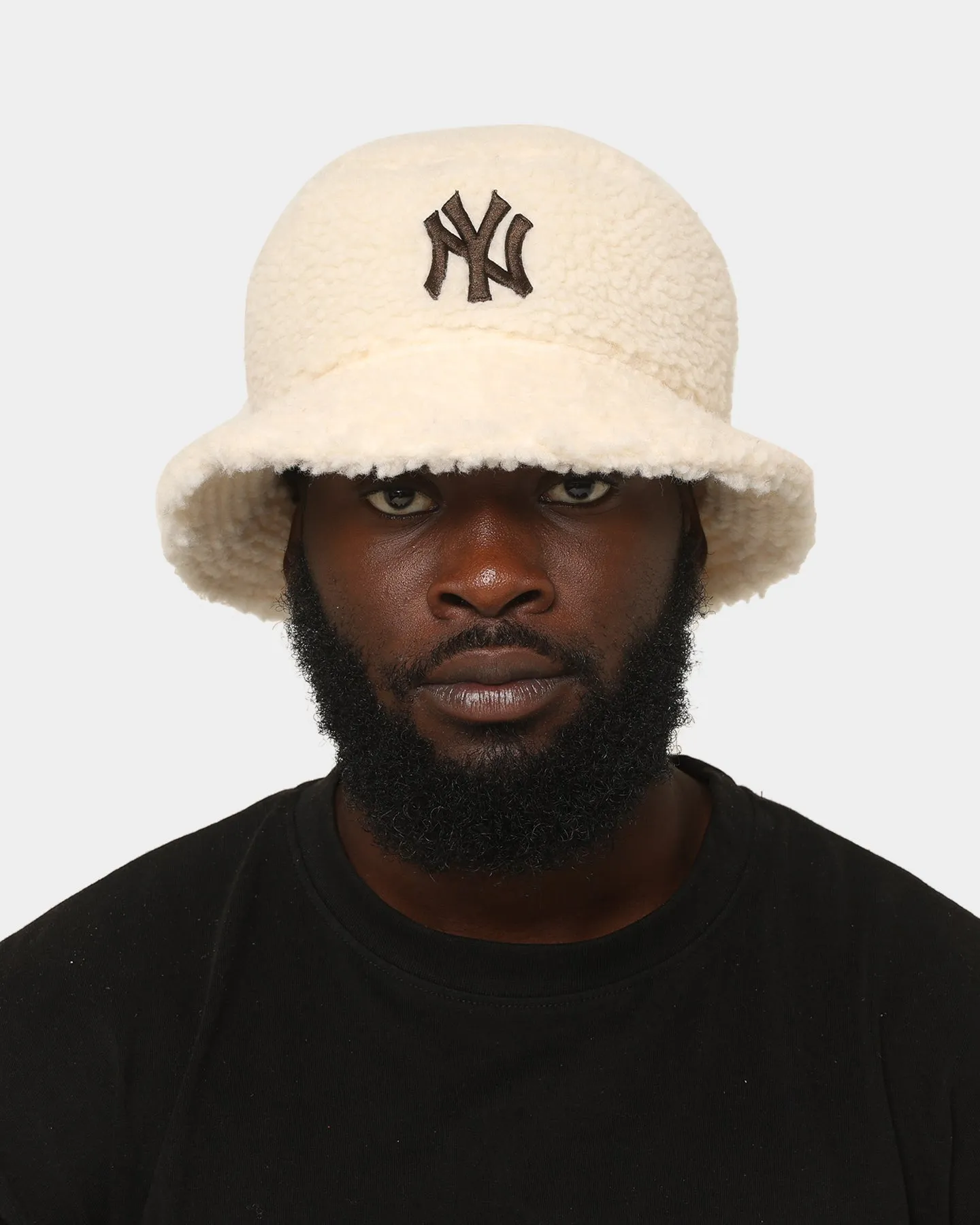 New Era New York Yankees 'Teddy' Bucket Hat Cream