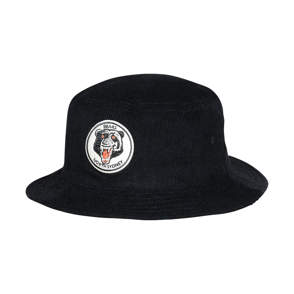 NORTH SYDNEY BEARS NRL CORDUROY BUCKET HAT