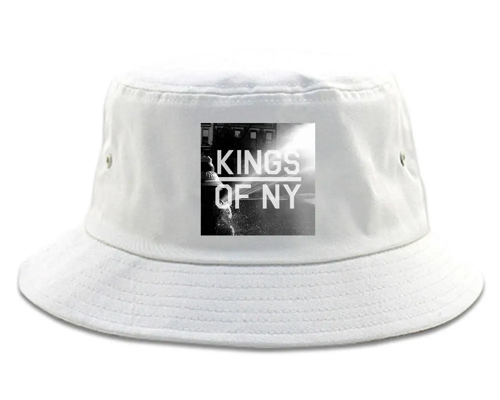 NYC Fire Hydrant Pump Summer Mens Bucket Hat