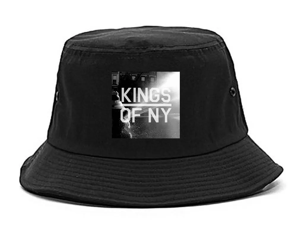 NYC Fire Hydrant Pump Summer Mens Bucket Hat