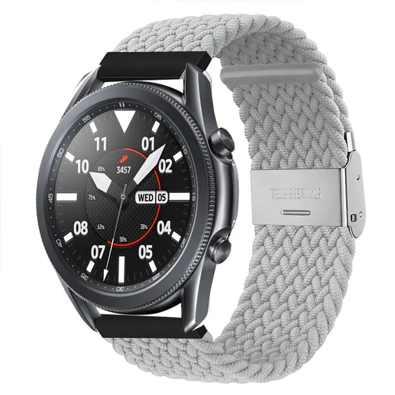 Nylon Braided Loop Watch Straps Compatible with the Oppo Watch 2 42mm