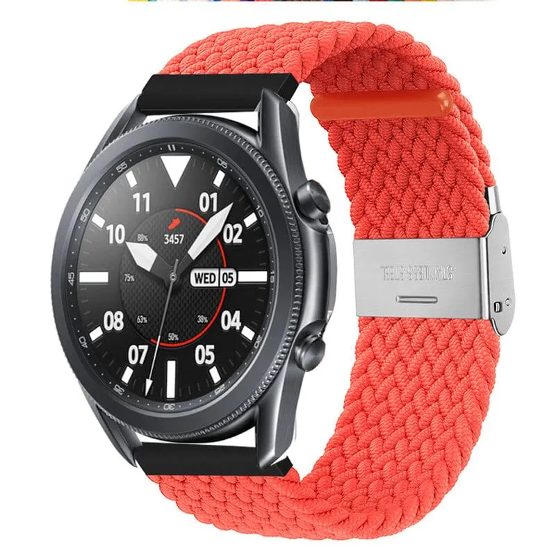 Nylon Braided Loop Watch Straps Compatible with the Oppo Watch 2 42mm